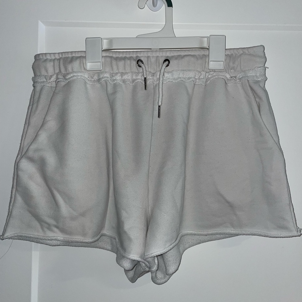White Lounge Shorts
